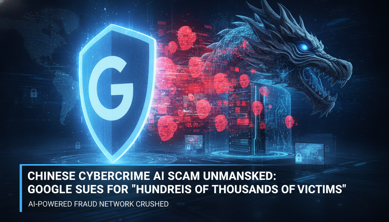 Chinese cybercrime operation that used AI to scam ‘hundreds of thousands of victims’ sued by Google