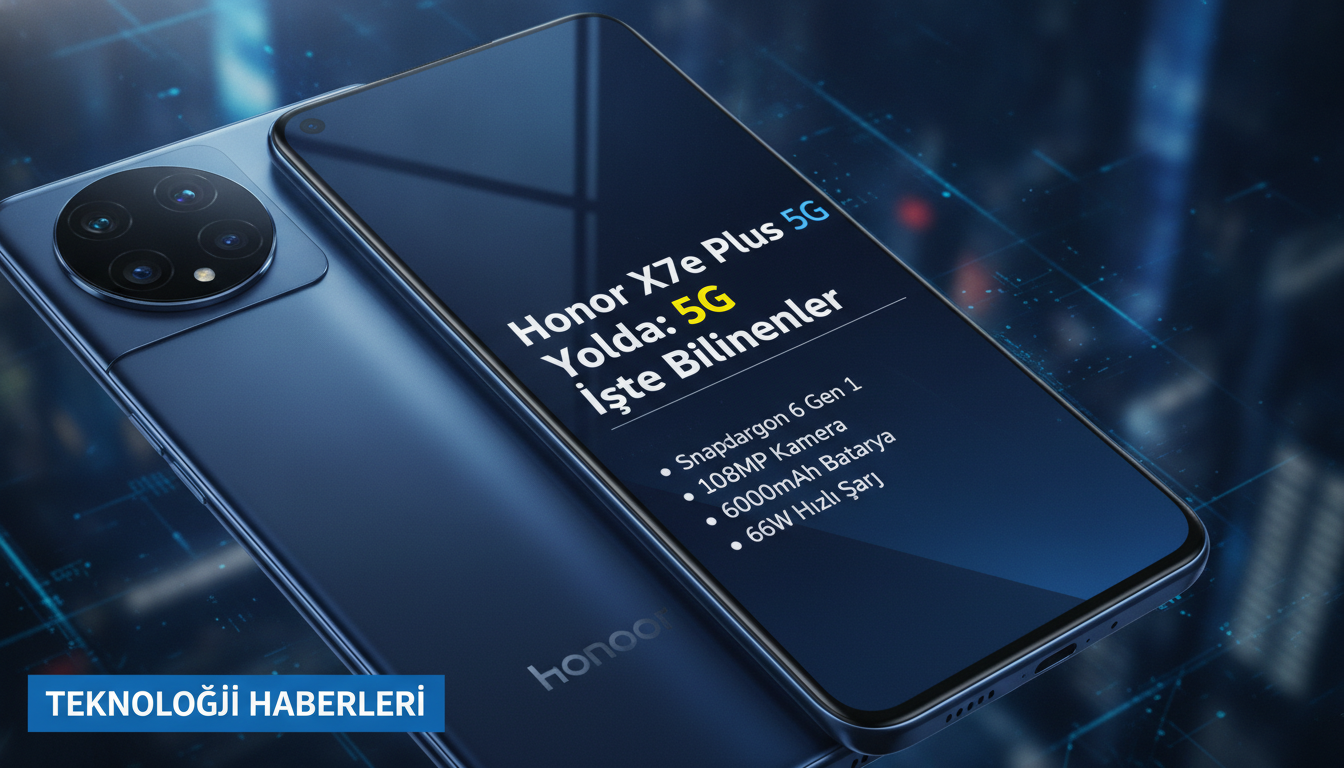Honor X7e Plus 5G Yolda: İşte Bilinenler