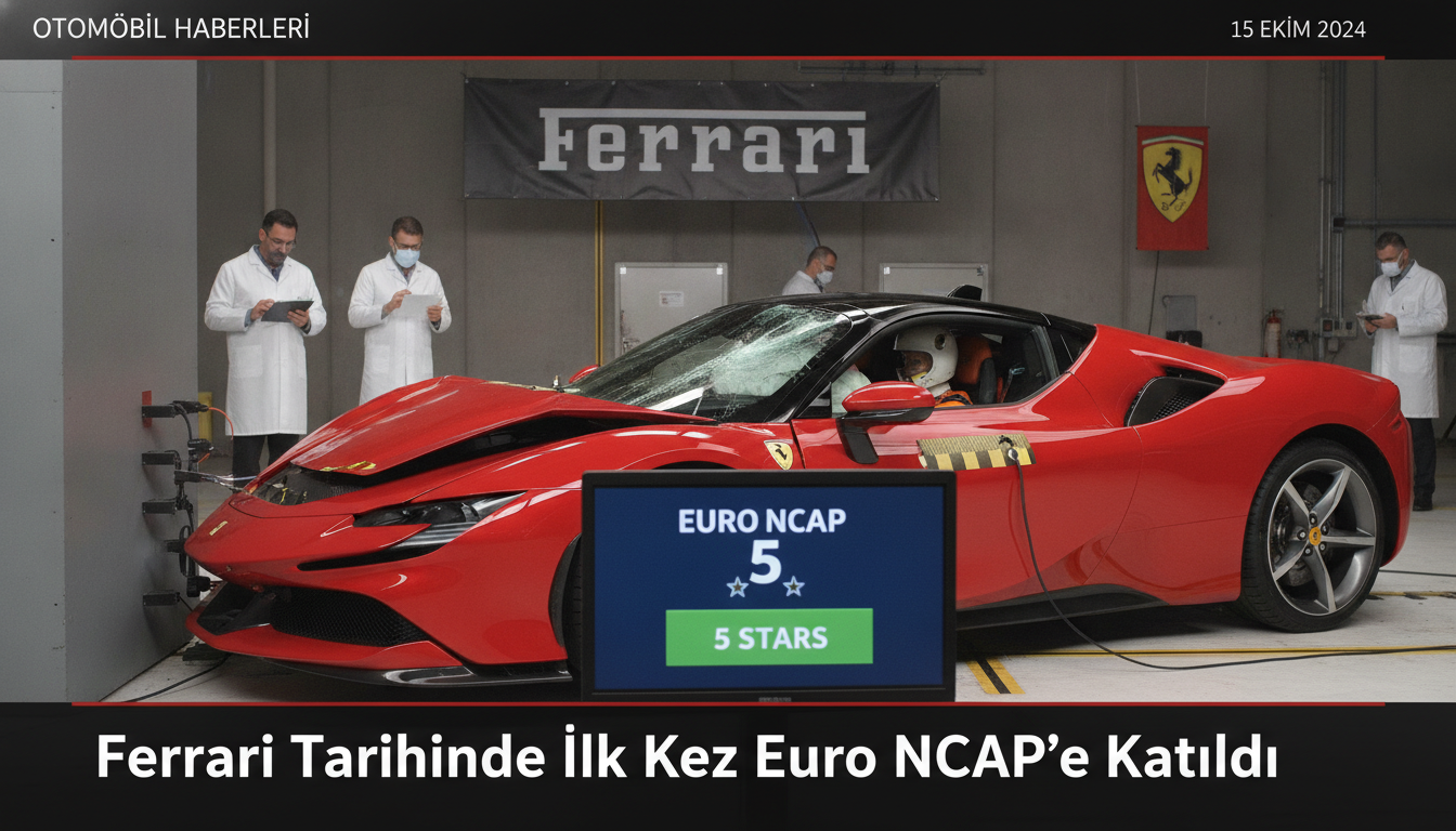 Ferrari Tarihinde İlk Kez Euro NCAP’e Katıldı
