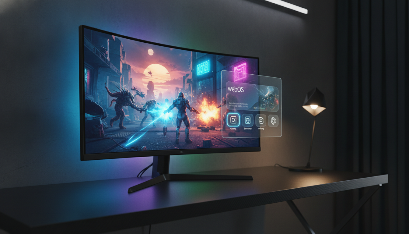 LG'den Bilgisayarsız Oyun Deneyimi: webOS Destekli 240 Hz OLED Oyuncu Monitörü Tanıtıldı