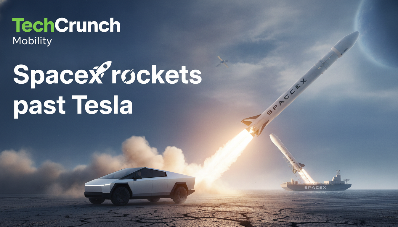 TechCrunch Mobility: SpaceX rockets past Tesla