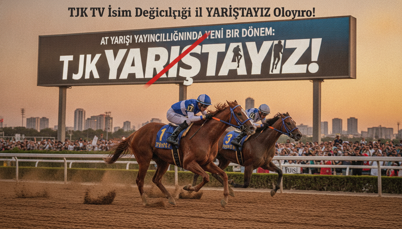 At Yarışı Yayıncılığında Yeni Bir Dönem: TJK TV İsim Değişikliği ile YARIŞTAYIZ Oluyor!