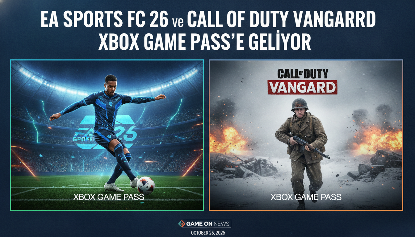 EA Sports FC 26 ve Call of Duty Vanguard Xbox Game Pass’e Geliyor