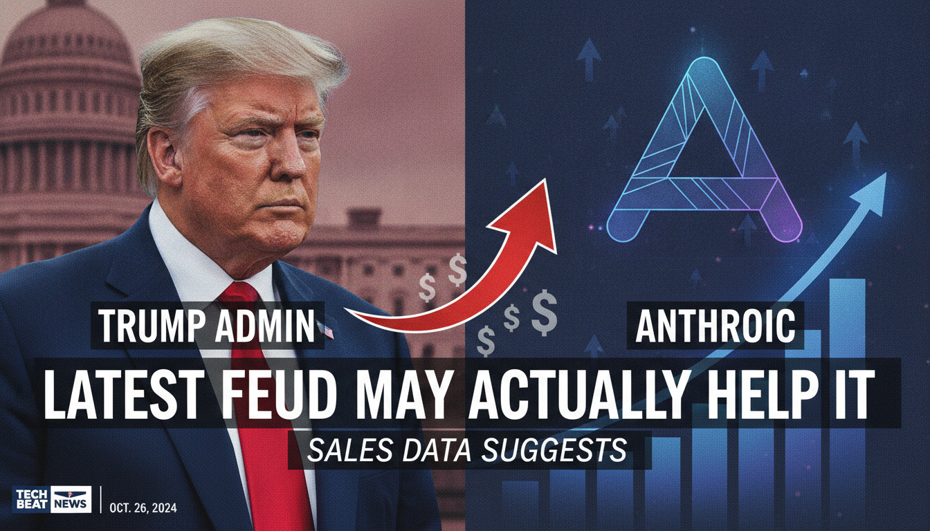Anthropic’s latest feud with the Trump admin may actually help it, sales data suggests