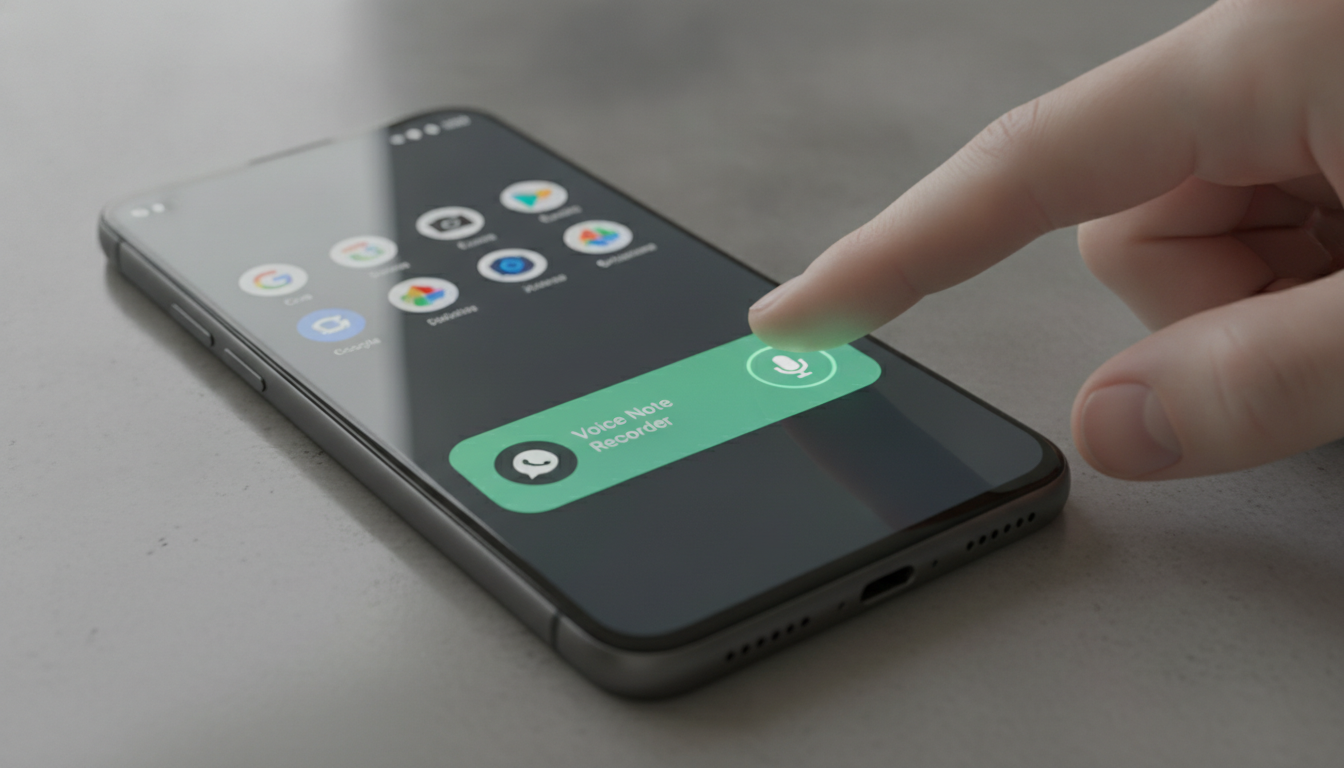 WhatsApp, Android Ana Ekranından Sesli Mesaj Gönderme Özelliğini Test Ediyor
