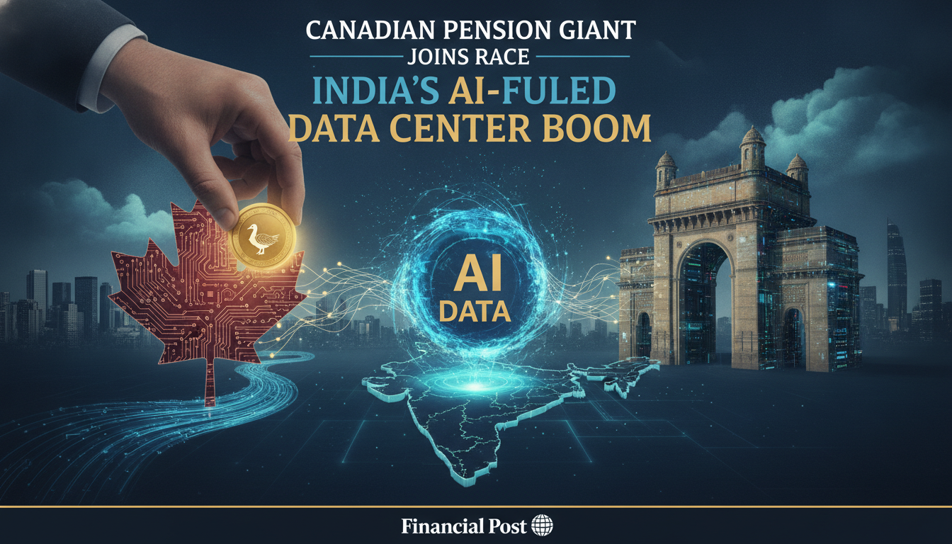 Canadian pension giant joins race to fund India’s AI-fueled data center boom