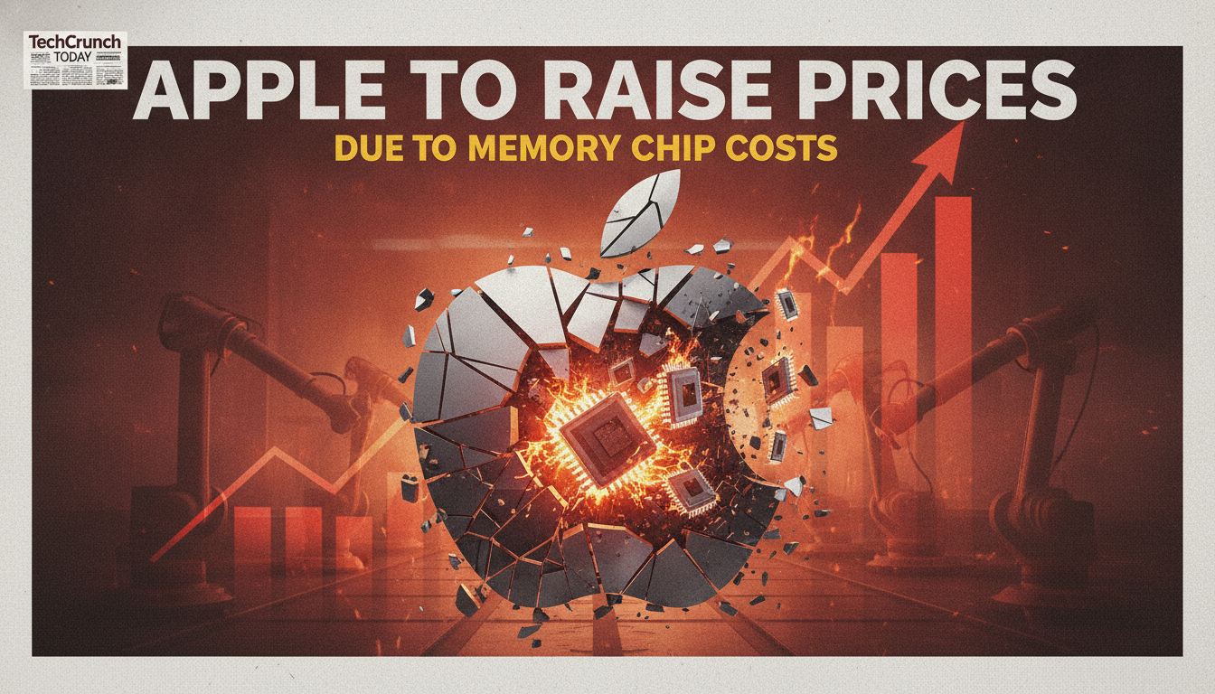 Apple to raise prices due to memory chip costs