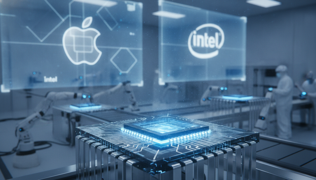 Apple ve Intel'den ABD'de Stratejik Çip Üretimi İşbirliği