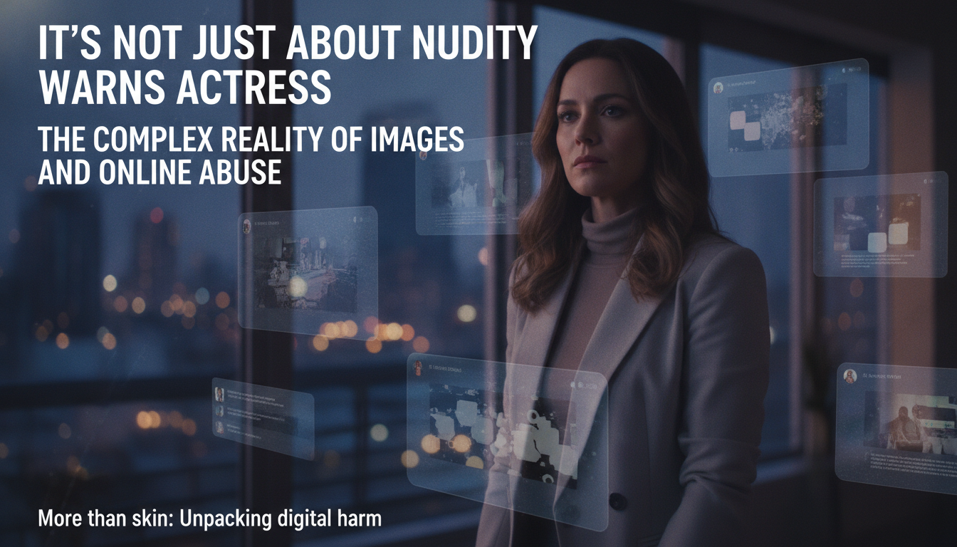 It's not just about nudity warns actress - the complex reality of images and online abuse