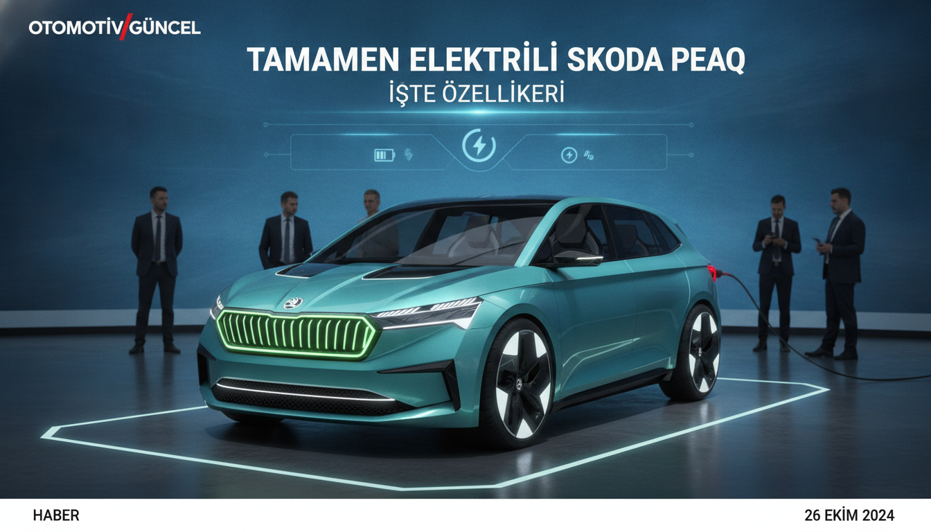Tamamen Elektrikli Skoda Peaq Tanıtıldı: İşte Özellikleri