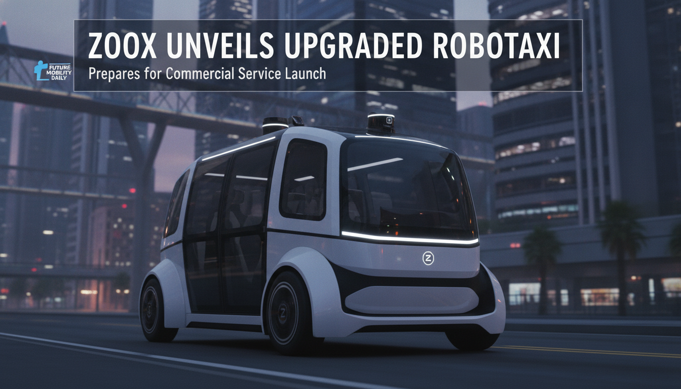 Zoox upgrades its robotaxi as it prepares for commercial service