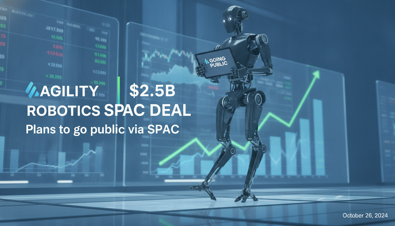 Agility Robotics plans to go public via SPAC in a $2.5B deal