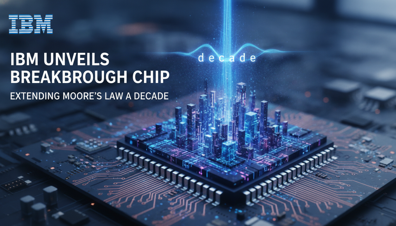 IBM has unveiled chip technology that could help extend Moore’s Law another decade