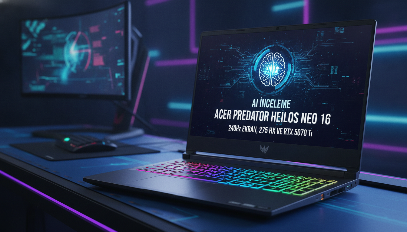Acer Predator Helios Neo 16 AI İnceleme | 240Hz ekran, 275 HX ve RTX 5070 Ti