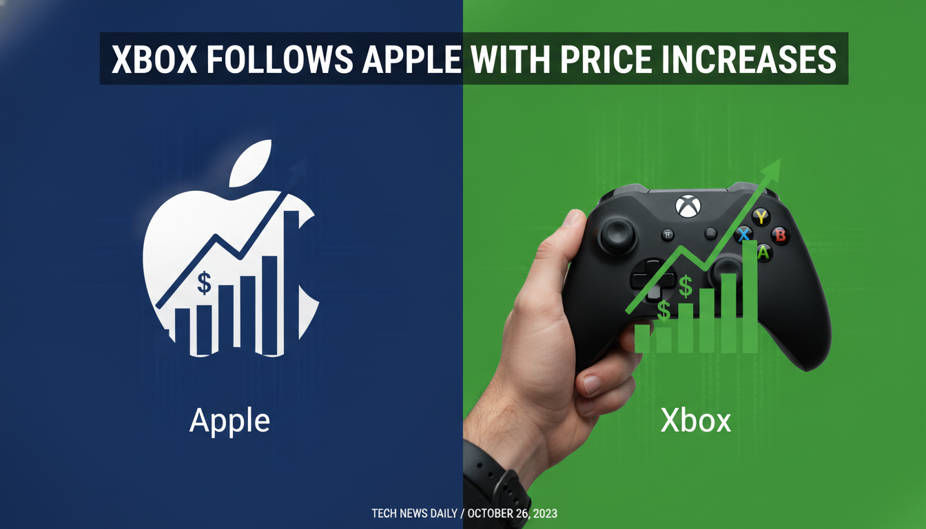 Xbox follows Apple with price increases