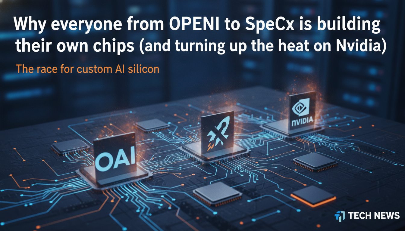 Why everyone from OpenAI to SpaceX is building their own chips (and turning up the heat on Nvidia)