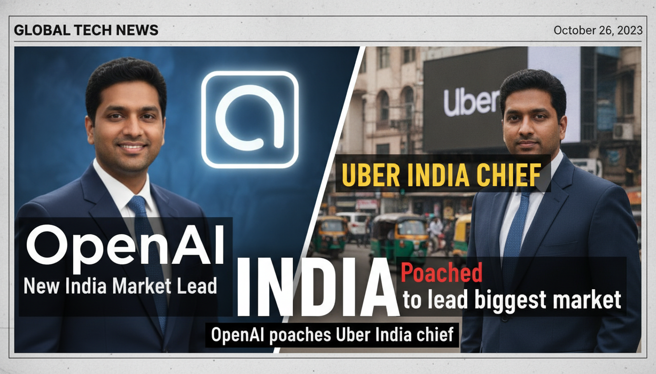 OpenAI poaches Uber India chief to lead its biggest market outside the U.S.