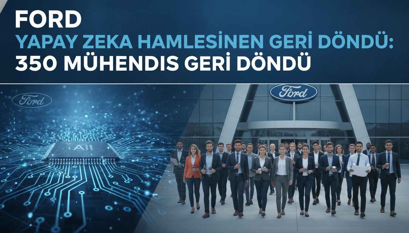 Ford Yapay Zeka Hamlesinden Geri Döndü: 350 Mühendis Geri Döndü