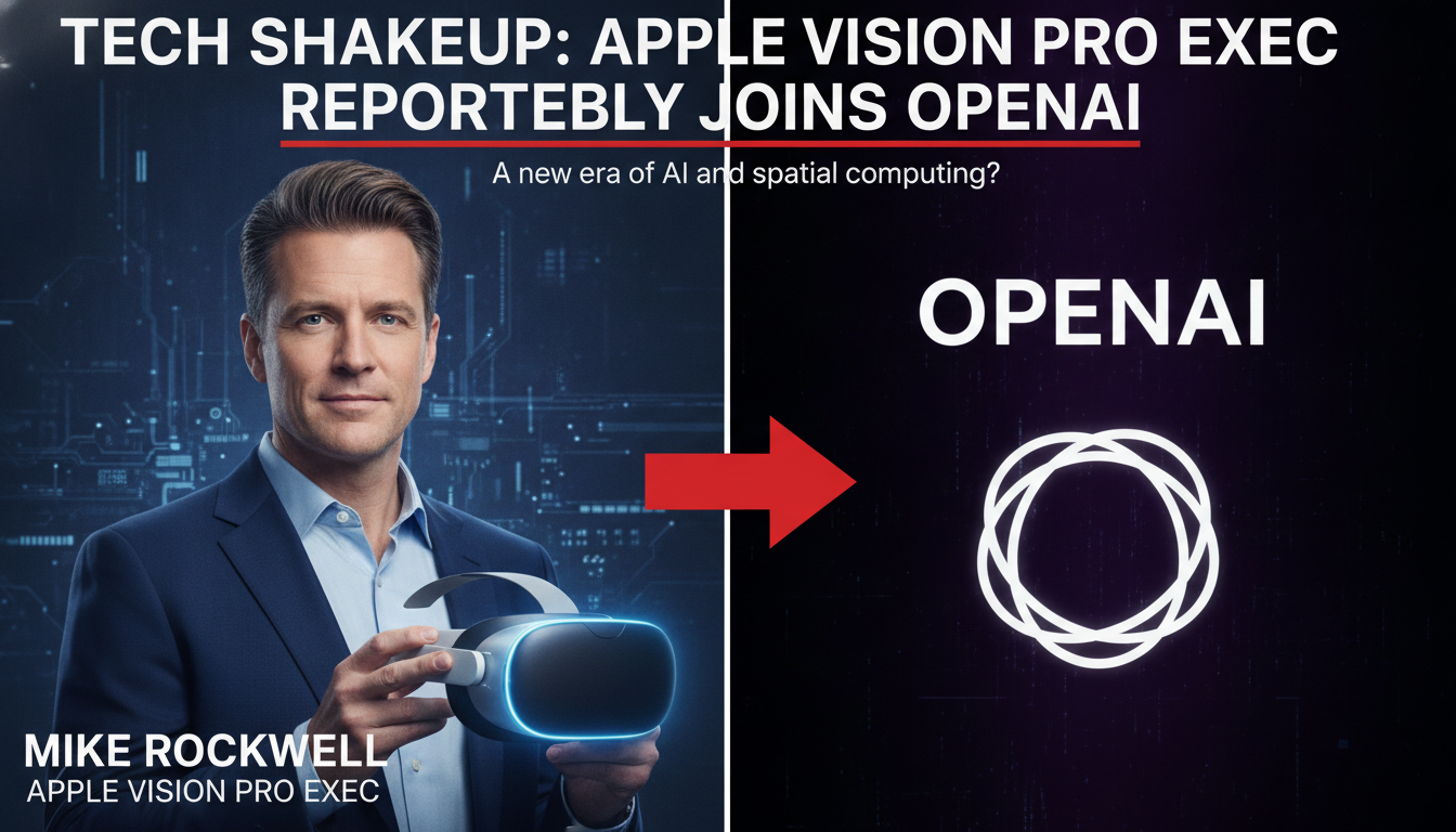Apple Vision Pro exec is reportedly leaving for OpenAI