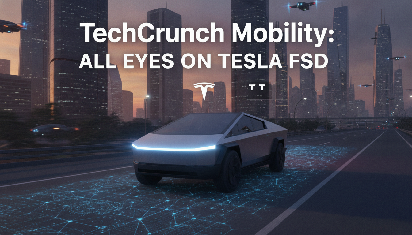 TechCrunch Mobility: All eyes on Tesla FSD