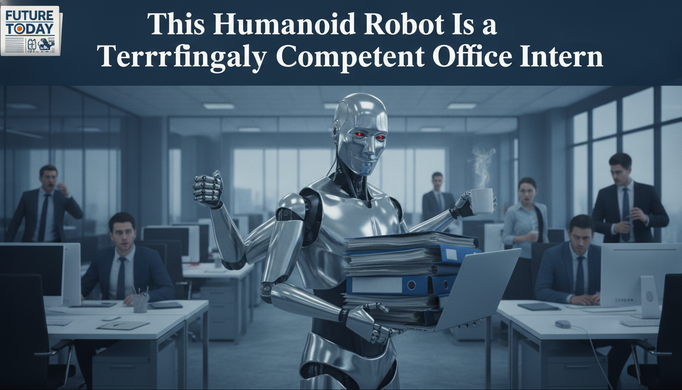 This Humanoid Robot Is a Terrifyingly Competent Office Intern