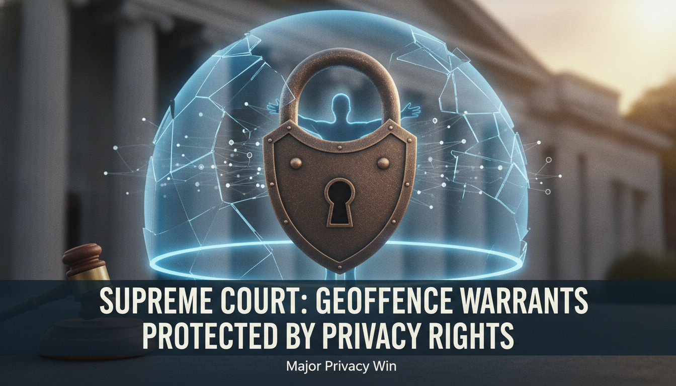 In major privacy win, Supreme Court rules geofence warrants are protected by privacy rights