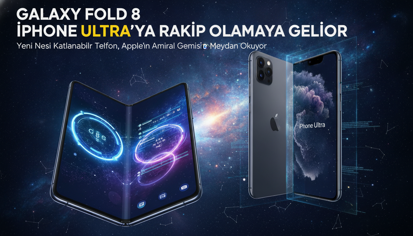 Galaxy Z Fold 8 iPhone Ultra’ya Rakip Olmaya Geliyor