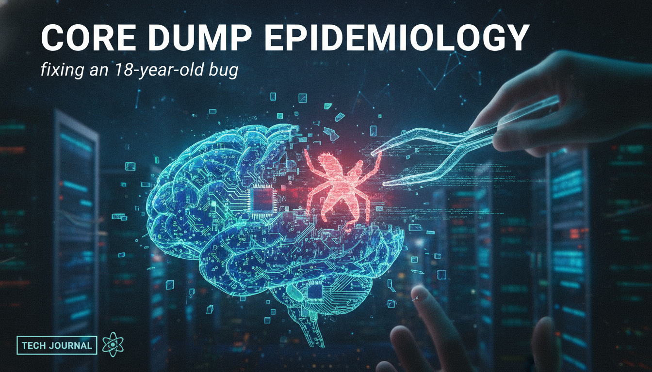 Core dump epidemiology: fixing an 18-year-old bug