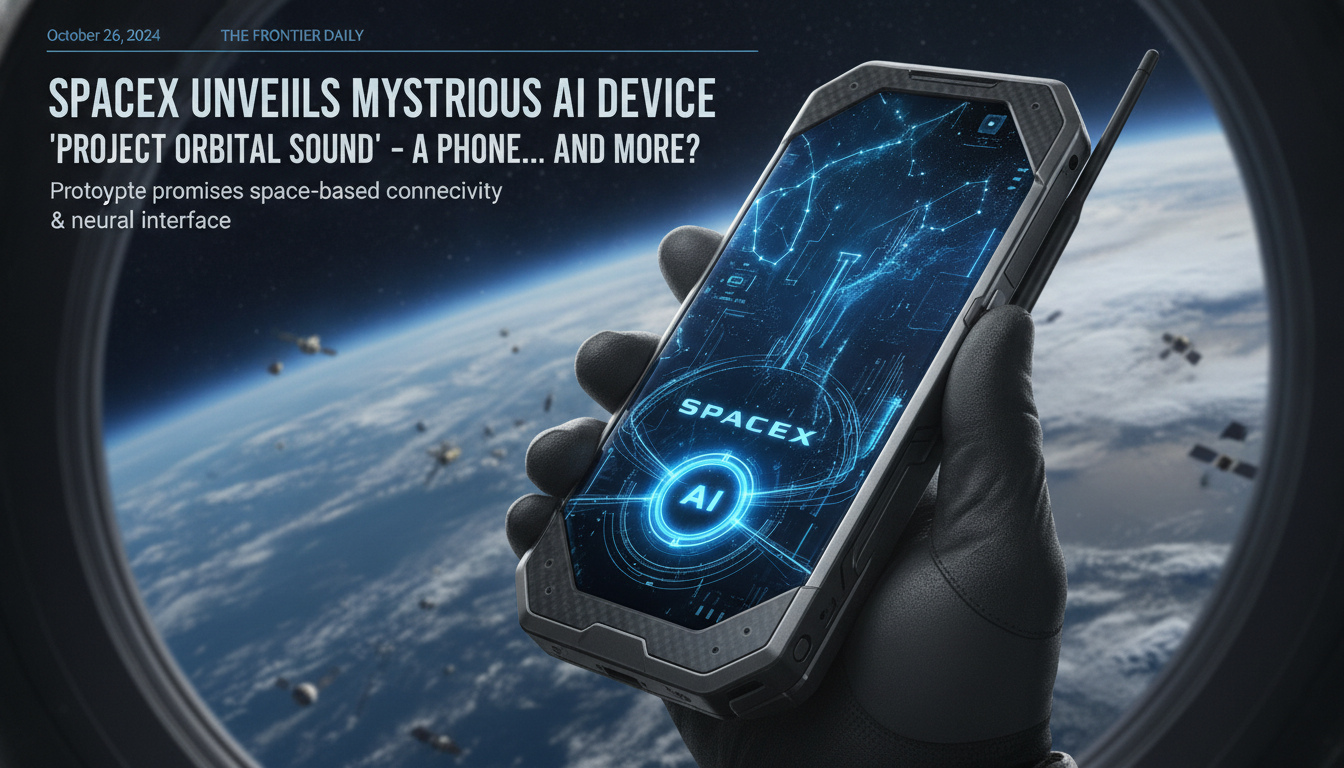 SpaceX has an AI device prototype, and it sure sounds phone-ish