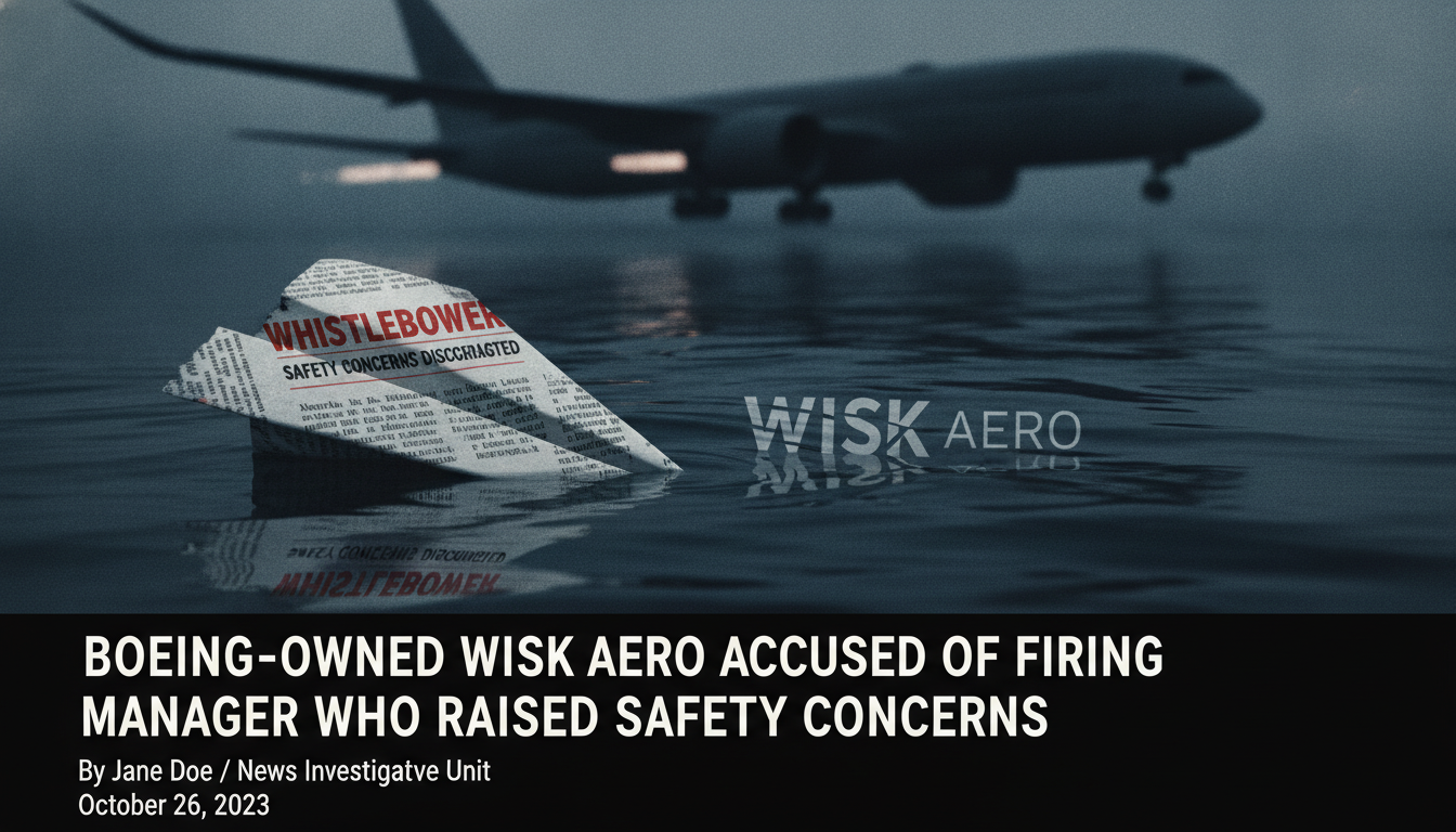 Boeing-owned Wisk Aero accused of firing manager who raised safety concerns