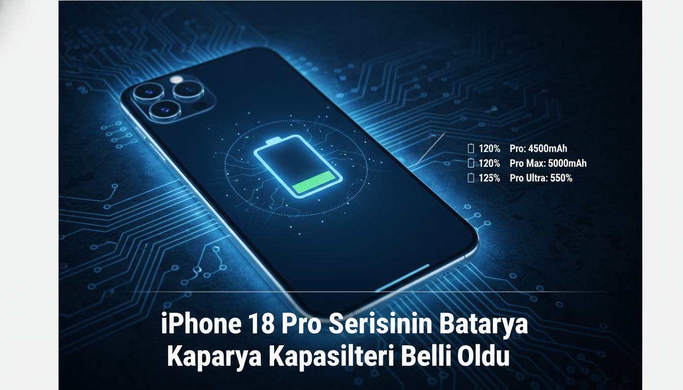iPhone 18 Pro Serisinin Batarya Kapasiteleri Belli Oldu