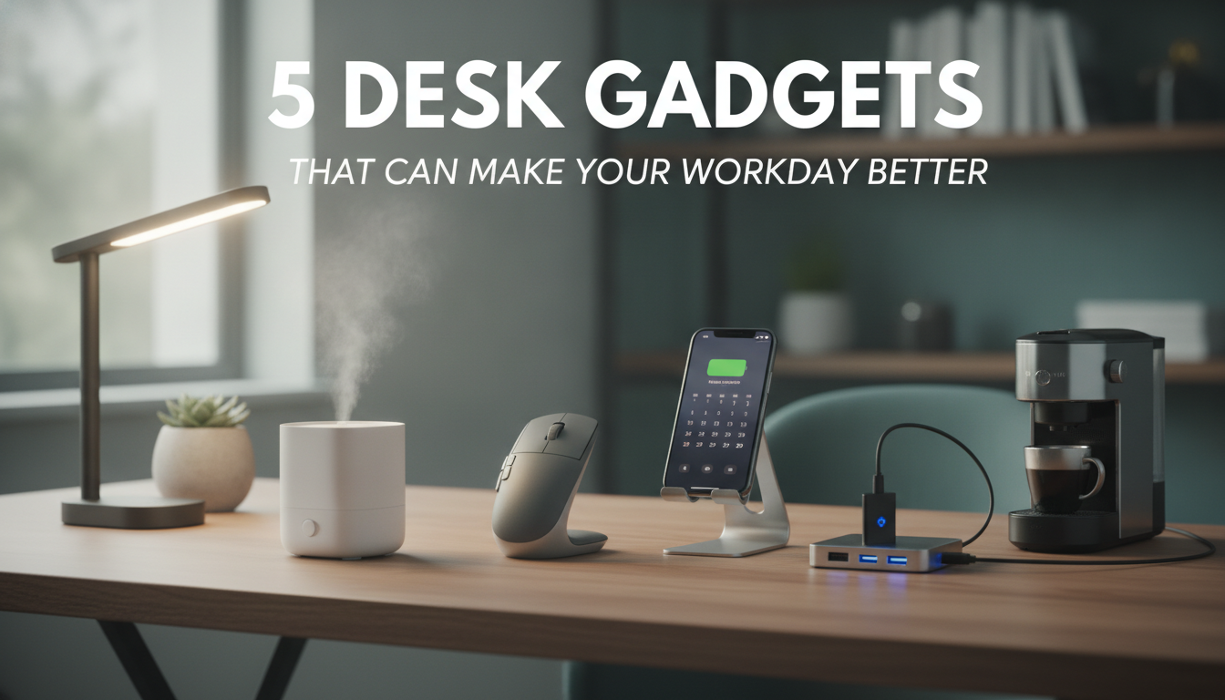 5 desk gadgets that can make your workday better
