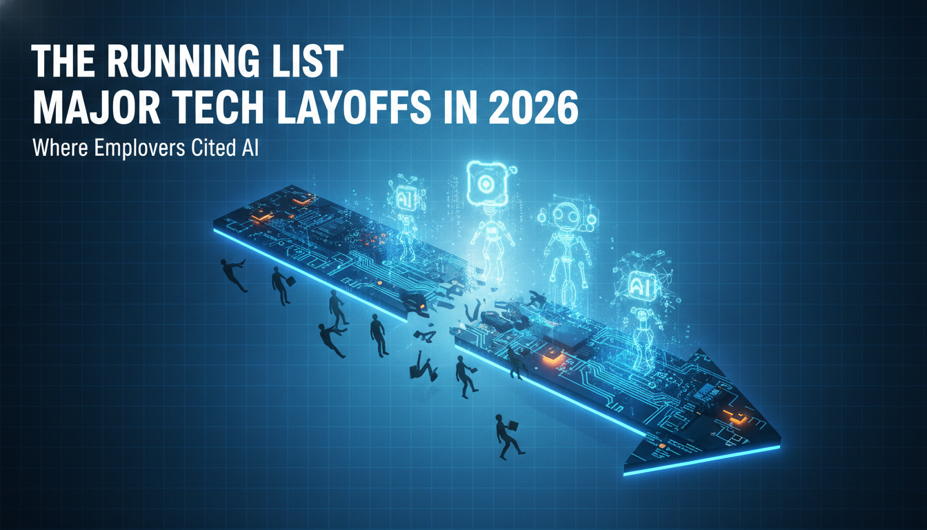 The running list: major tech layoffs in 2026 where employers cited AI