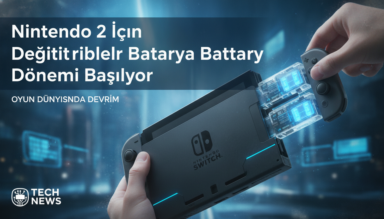 Nintendo Switch 2 İçin Değiştirilebilir Batarya Dönemi Başlıyor