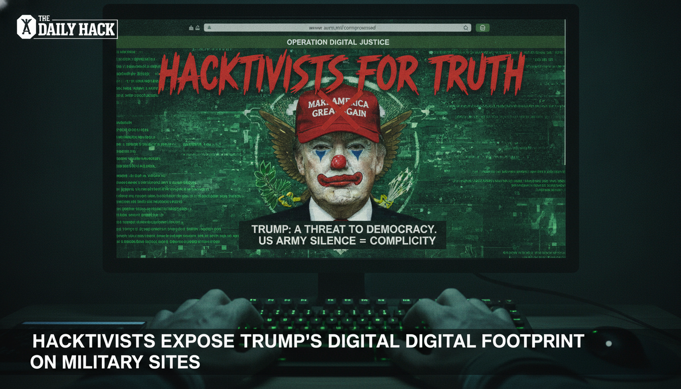 Hacktivists call out Trump by hacking and defacing US Army websites