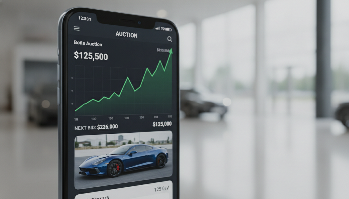 Galerileri İkinci El Aracınız İçin Açık Artırmaya Sokan Startup: Bidbus