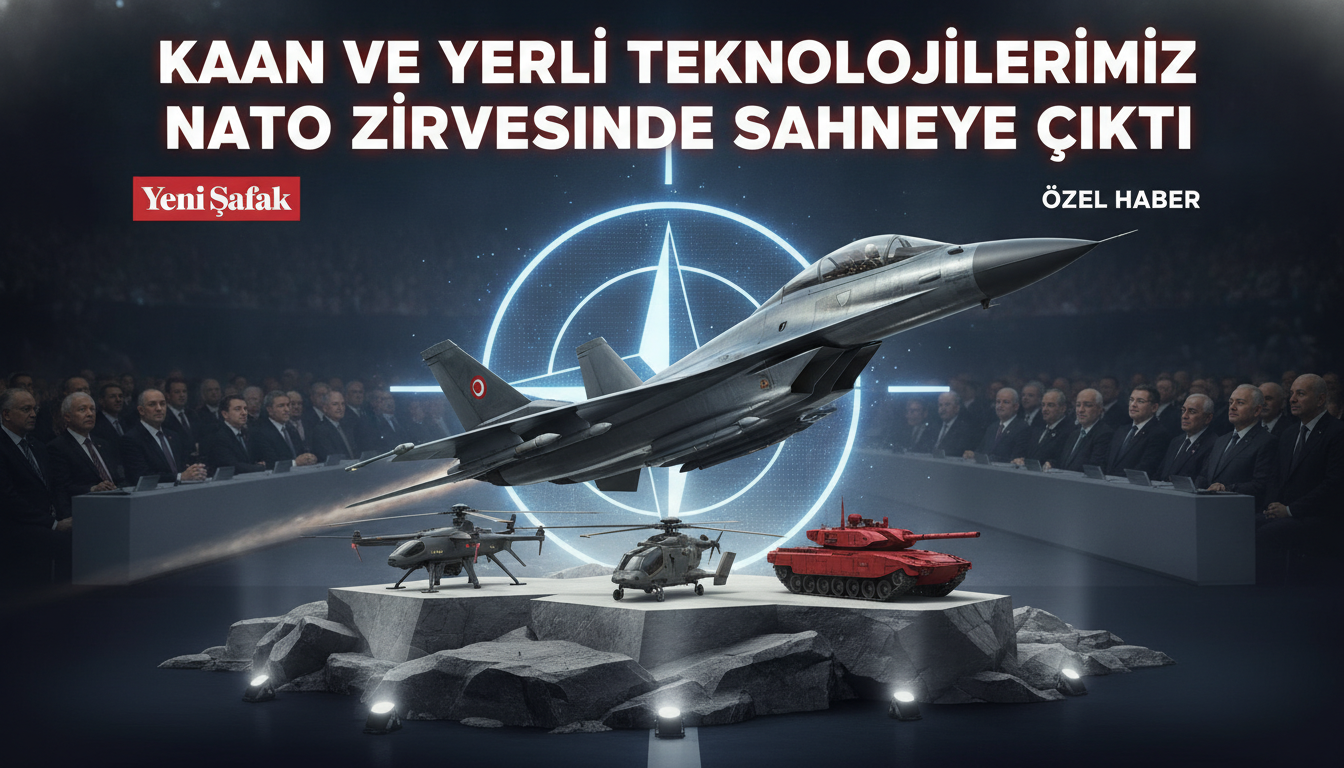Kaan ve Yerli Teknolojilerimiz NATO Zirvesinde Sahneye Çıktı