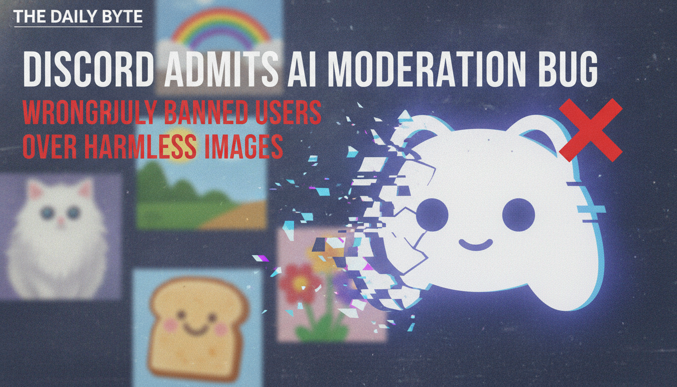 Discord admits AI moderation bug wrongfully banned users over harmless images