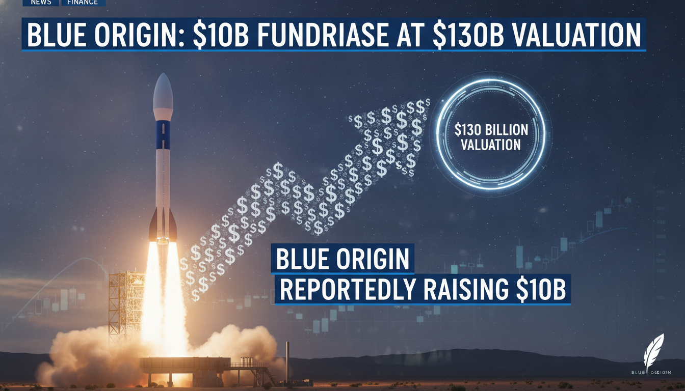 Blue Origin reportedly raising $10B at $130B valuation