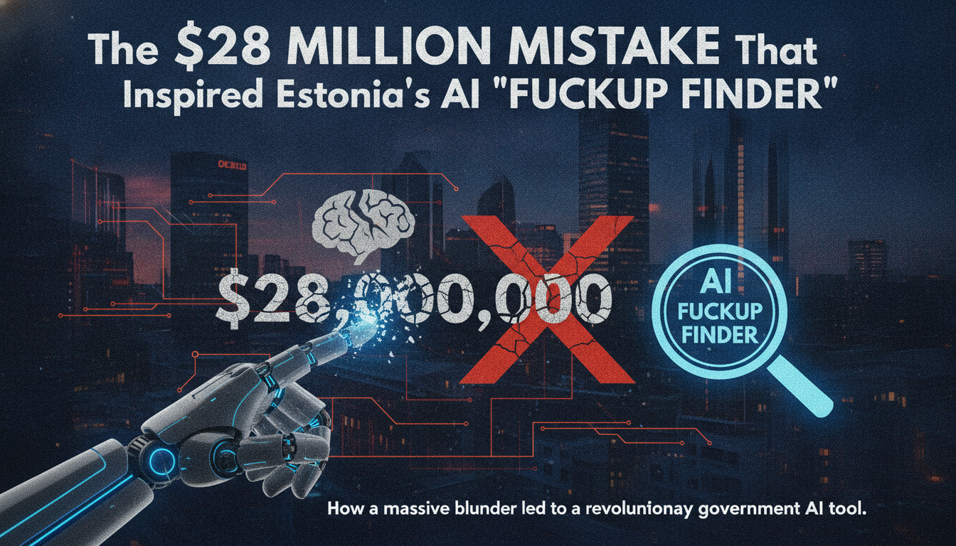 The $28 Million Mistake That Inspired Estonia's AI “Fuckup Finder”
