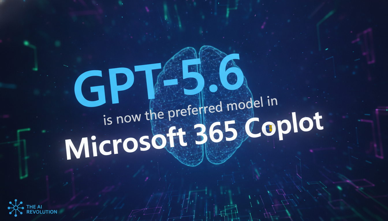 GPT-5.6 is now the preferred model in Microsoft 365 Copilot