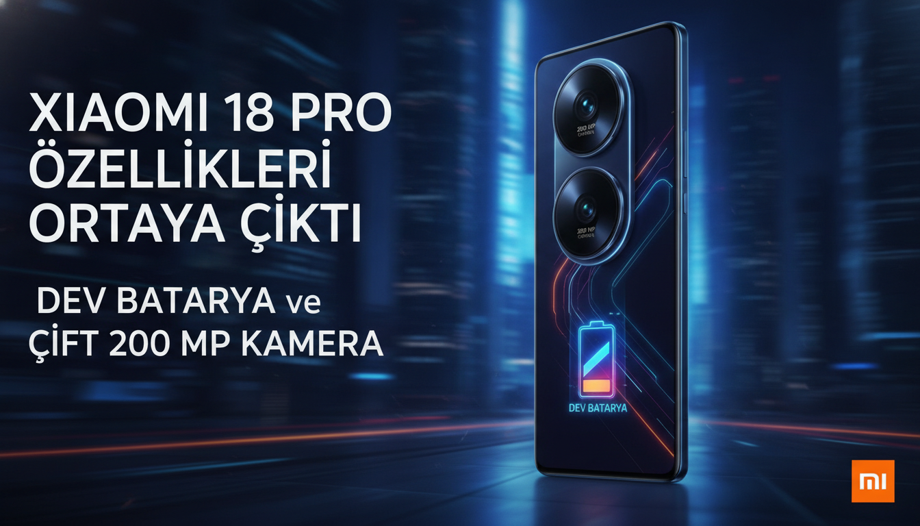 Xiaomi 18 Pro Özellikleri Ortaya Çıktı: Dev Batarya ve Çift 200 MP Kamera