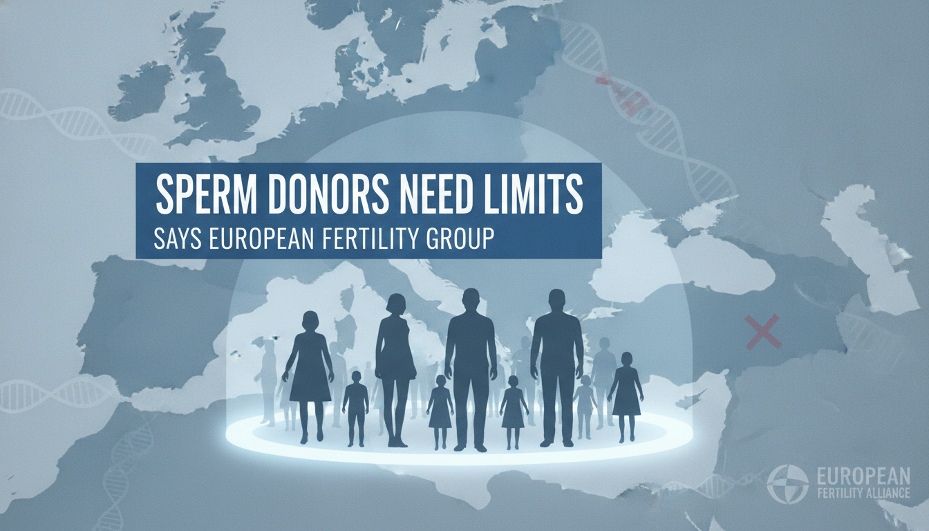 Sperm donors need limits, says a European fertility group
