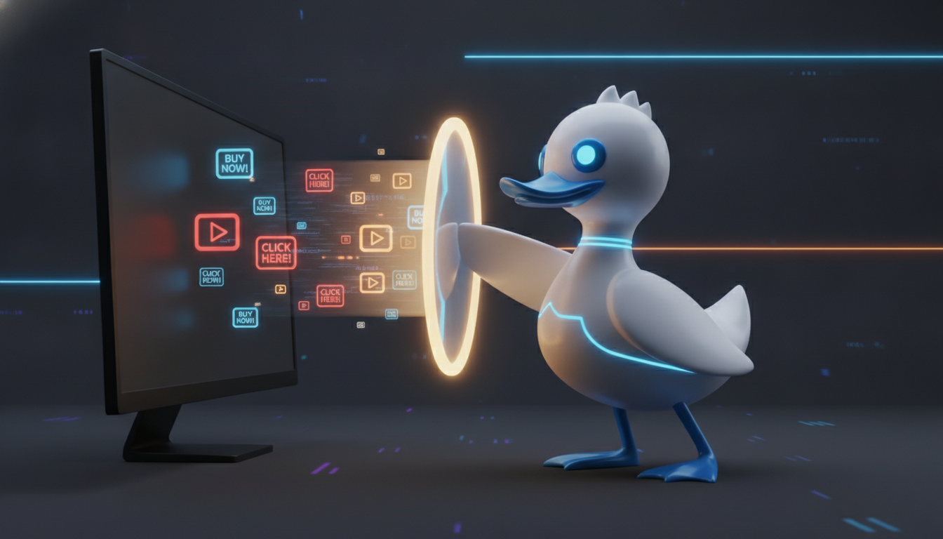 DuckDuckGo'dan YouTube Reklamlarına Karşı Yerleşik Çözüm