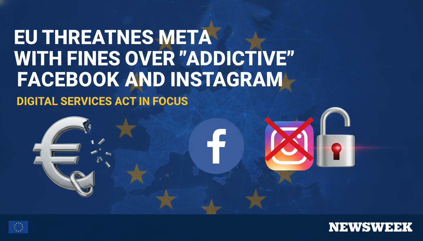 EU threatens Meta with fines over 'addictive' Facebook and Instagram