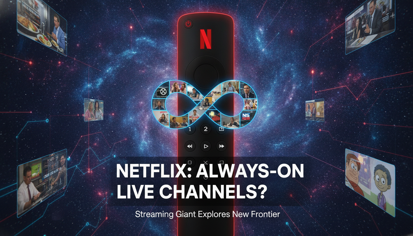 Netflix could be planning ‘always-on’ live TV channels