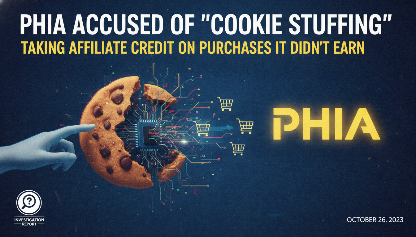 Phia accused of ‘cookie stuffing,’ taking affiliate credit on purchases it didn’t earn
