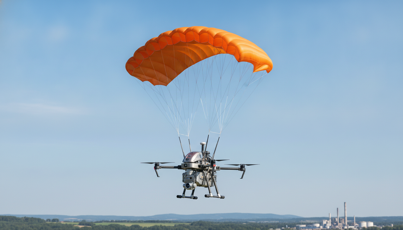 DJI, Matrice 400 Dronelar İçin 1050 Dolarlık AP100 Paraşüt Sistemini Tanıttı