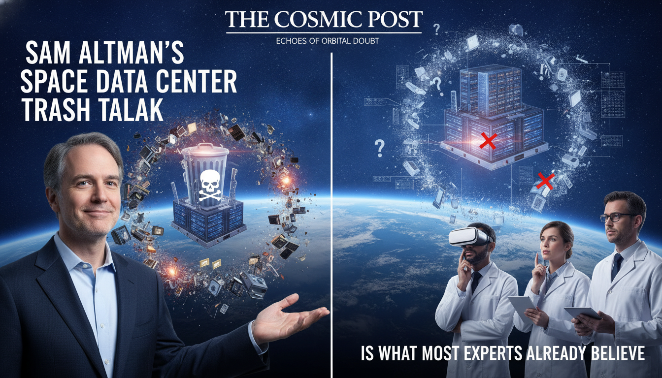 Sam Altman’s space data center trash talk is what most experts already believe