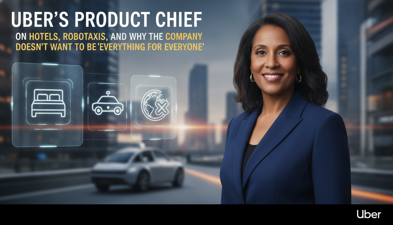 Uber’s product chief on hotels, robotaxis, and why the company doesn’t want to be “everything for everyone”